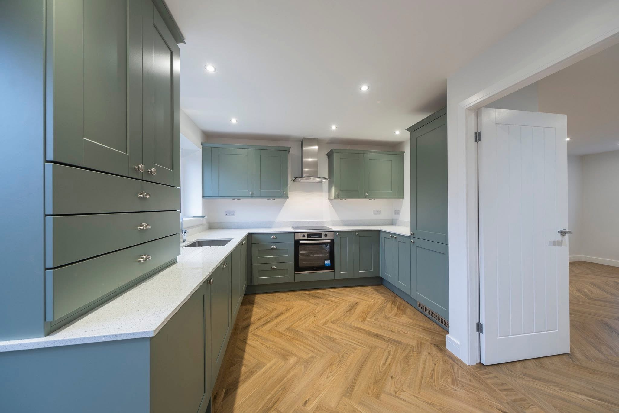 Inviting living room with fireplace